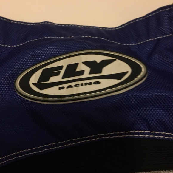 Fly Racewear Motorcross Men’s 30 Shorts Blue Black - Picture 4 of 5